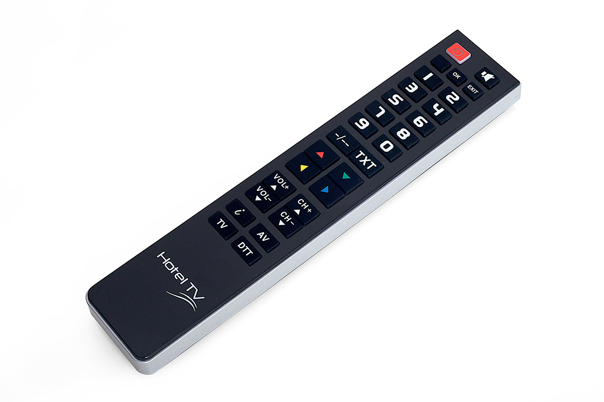 Τηλεχειριστήριο Hotel TV Black 2in1 προγραμματιζόμενο